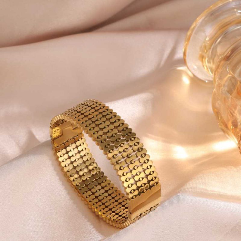 Pulsera Redonda De Acero Inoxidable