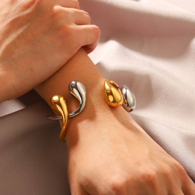 Pulsera Irregular De Acero Inoxidable
