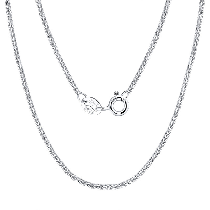 14k Gold Length:40cm Silver Geometric Chain Necklace