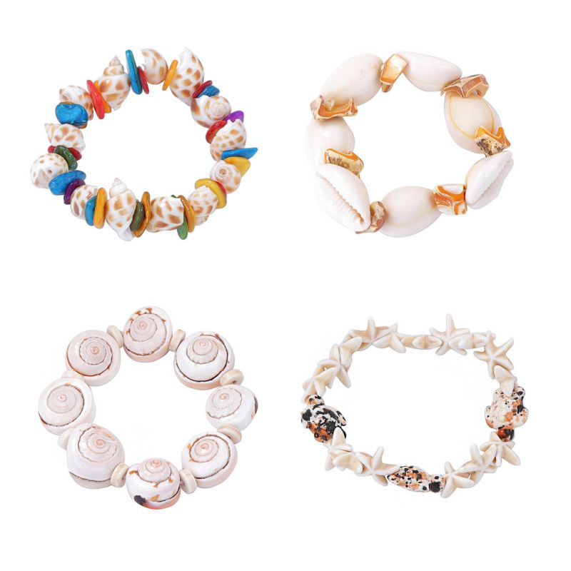 Pulsera De Caracola De Aleación