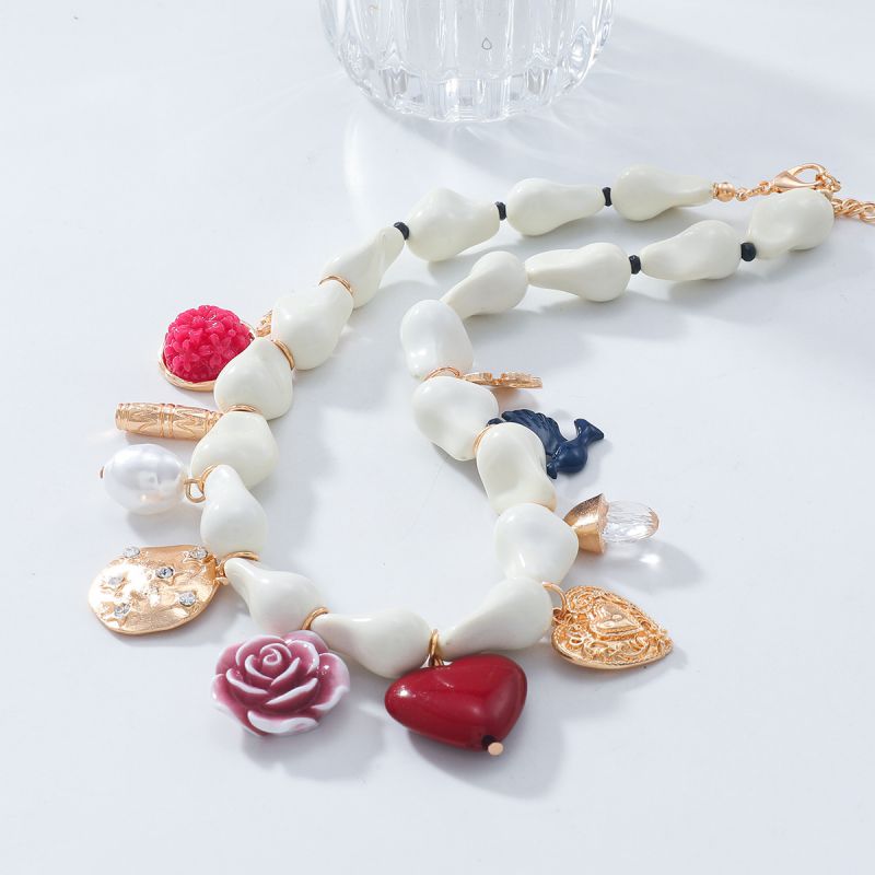 Collar De Conchas Peces Y Estrellas De Mar