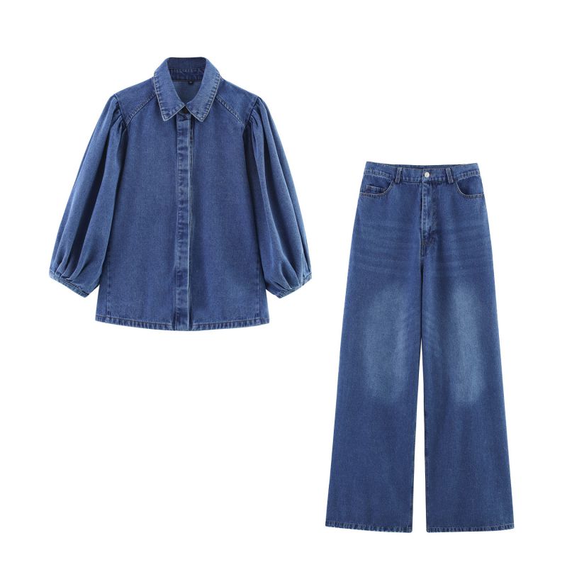 Camisa Vaquera Con Solapa