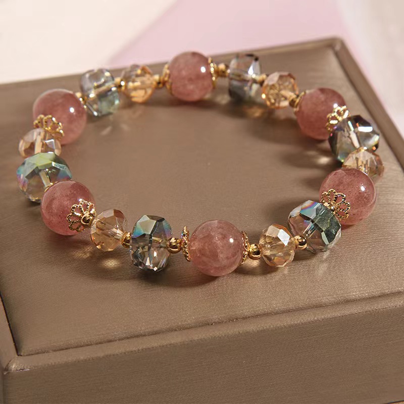 Pulsera De Cuentas De Vidrio De Colores