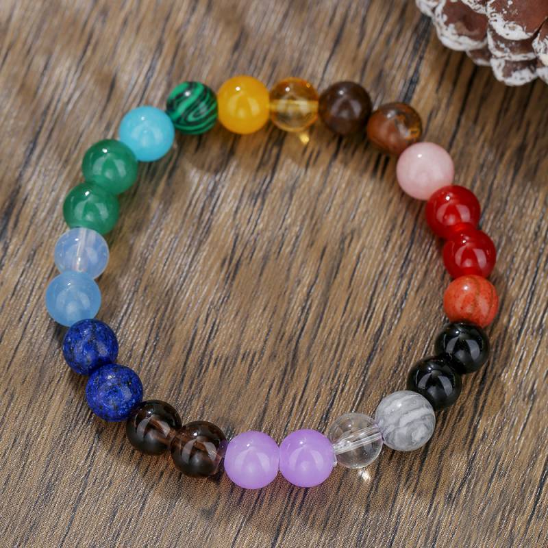 Pulsera De Cuentas De Piedra Natural