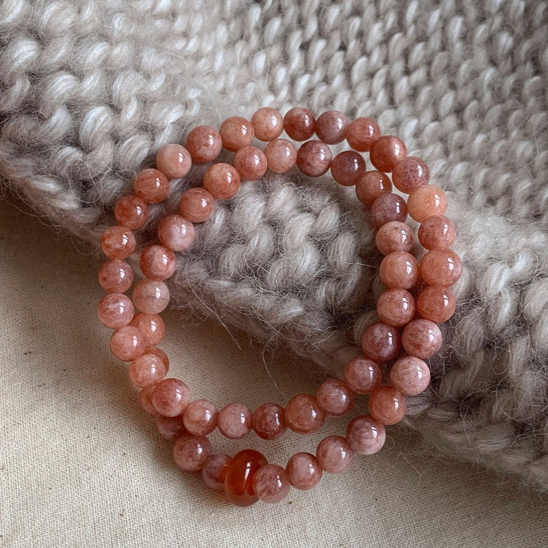 Pulsera De Cuentas Geométricas De Aleación