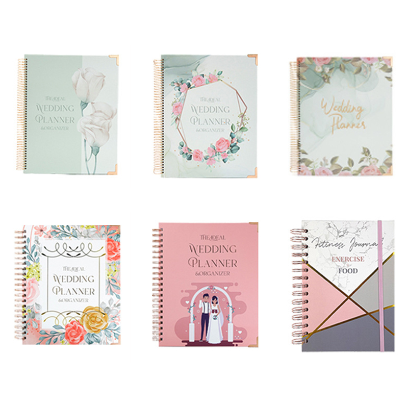 Wedding Book【flowers】 Printed Coil Notepad
