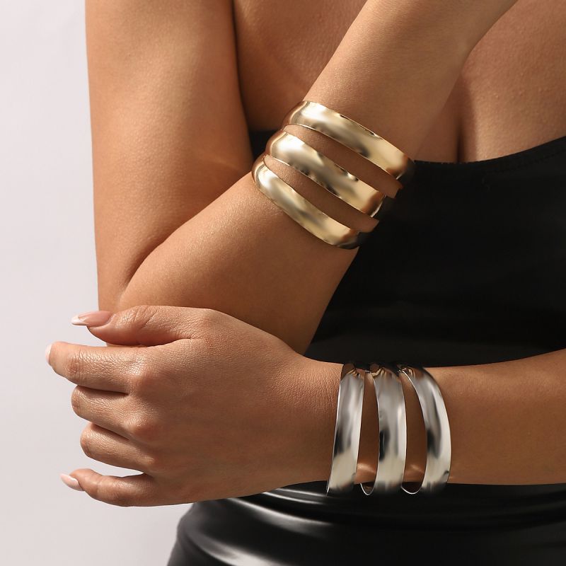 Pulsera De Capas De Metal