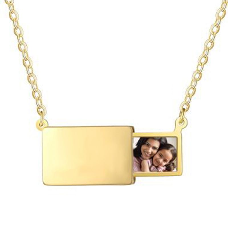 Collar De Sobre Extraíble De Acero Inoxidable Personalizado