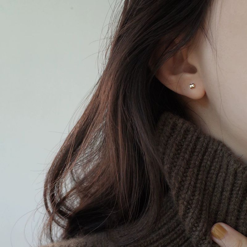 Pendientes De Letras De Plata