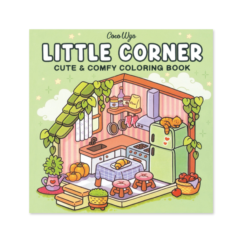 Green Refrigerator Coloring Book Paper Cartoon Coloring Book
