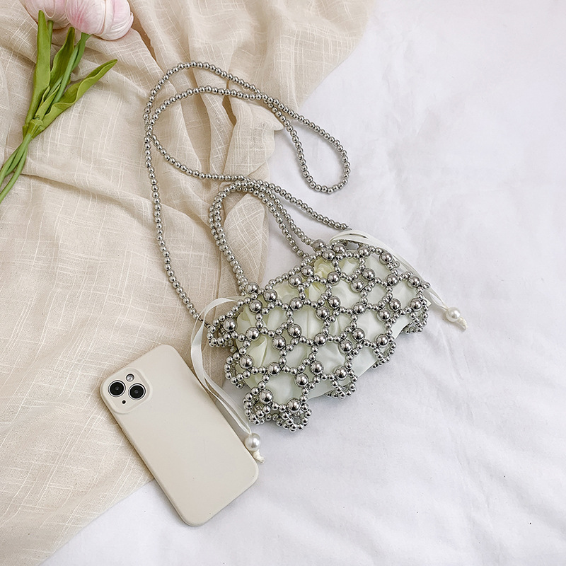 Bolso Bandolera Hueco Con Cuentas