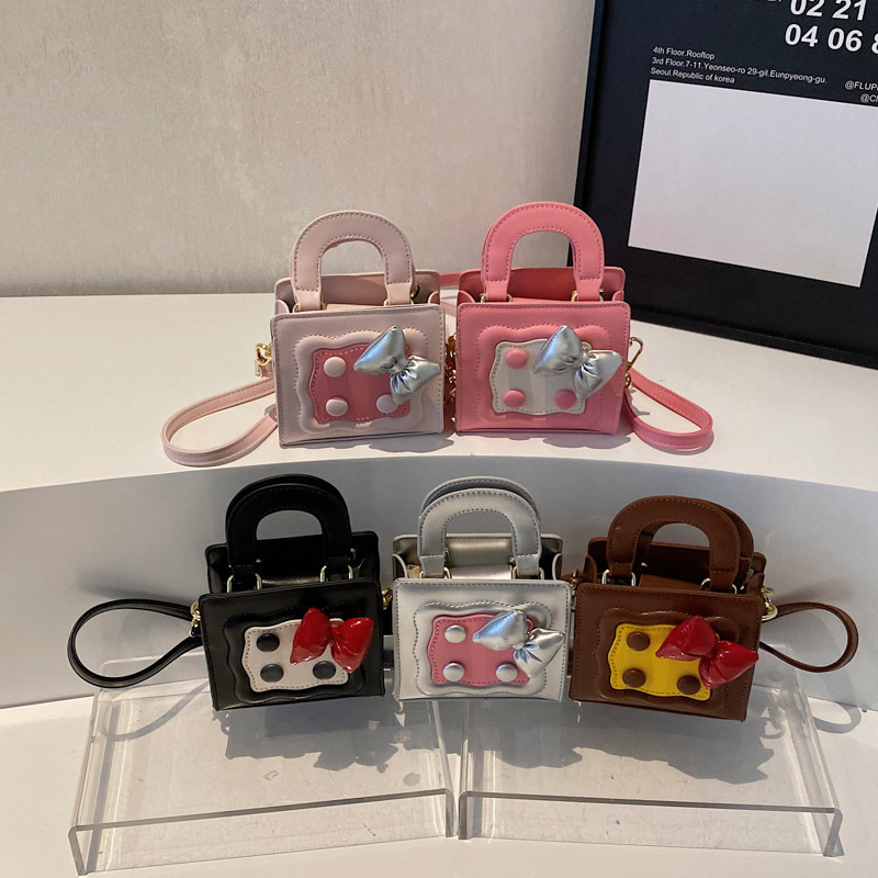 Bolso De Mensajero Cuadrado De Pu Con Dibujos Animados
