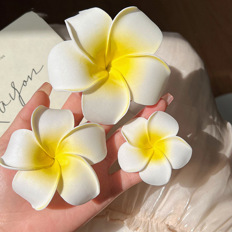 Large (7.5cm) Fabric Flower Hairpin