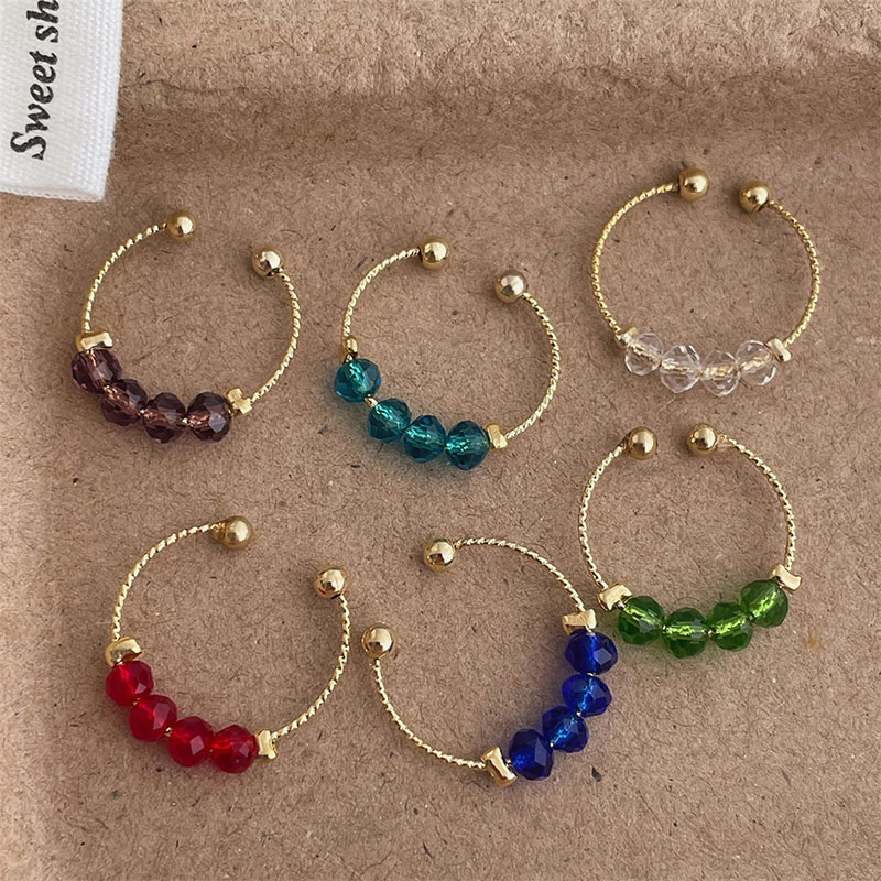 Anillo De Cuentas De Cristal