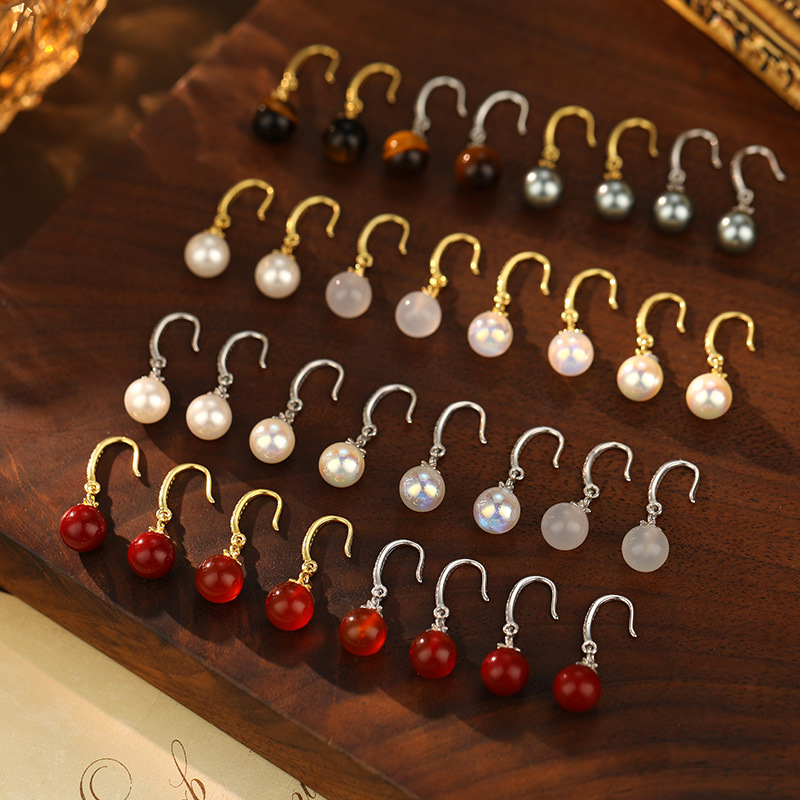 Pendientes Redondos De Plata
