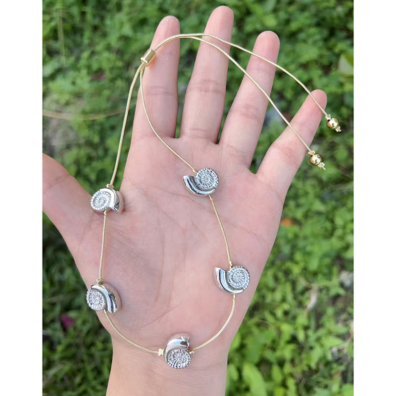 Necklace 3# Copper Conch Necklace