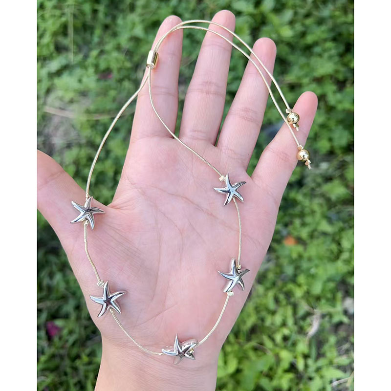 Necklace 3# Copper Starfish Necklace
