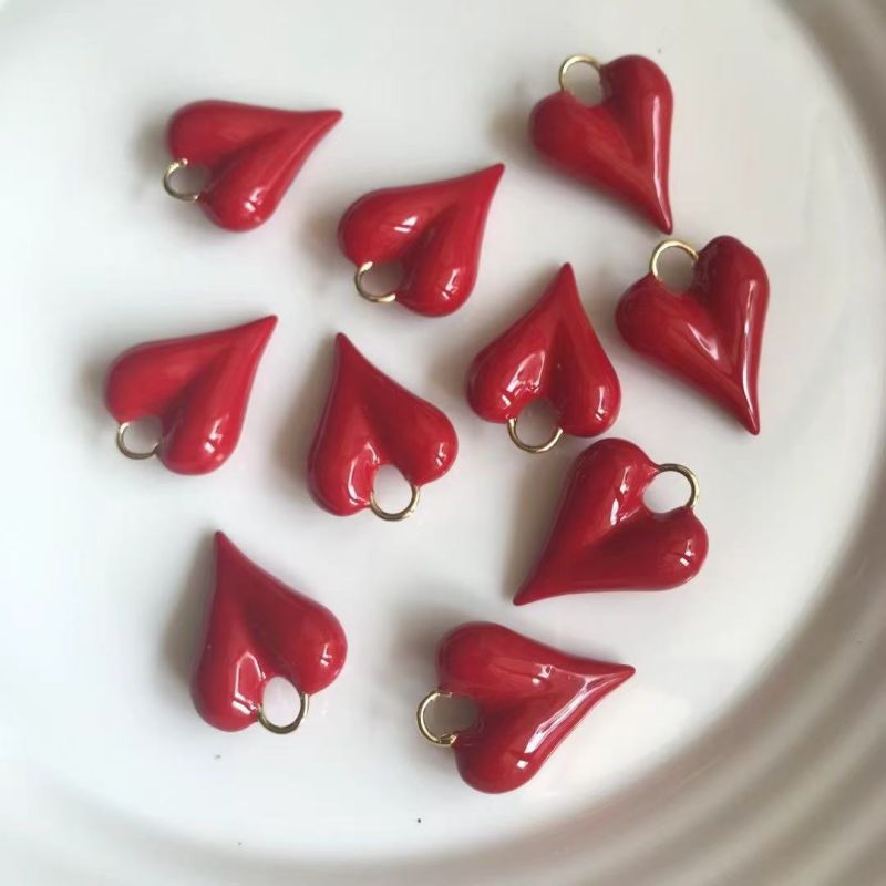 Colgante De Corazón Tridimensional (sin Cadena) (individual)