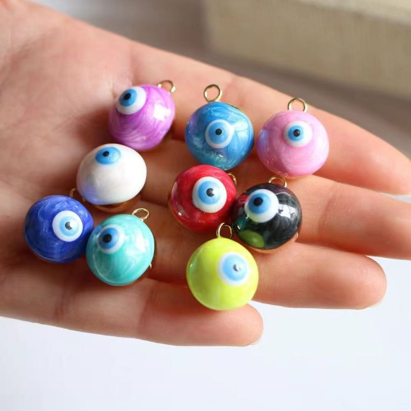 Colgante De Ojo Con Goteo De Aceite De Cobre (sin Cadena)