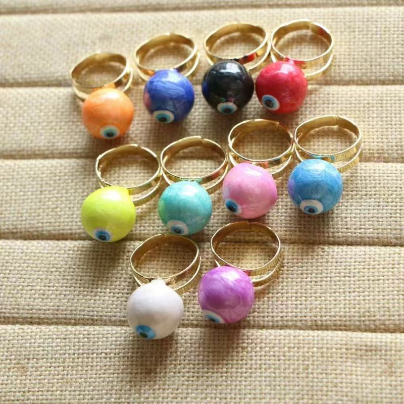 Anillo Ocular Con Gota De Aceite De Cobre