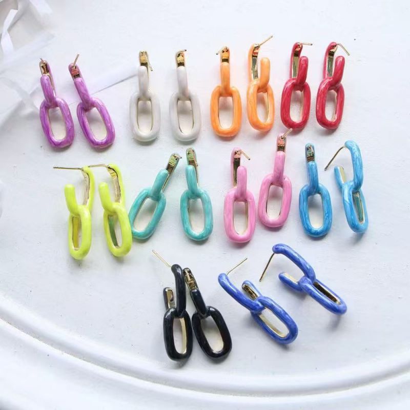 Pendientes De Gota De Aceite De Cobre