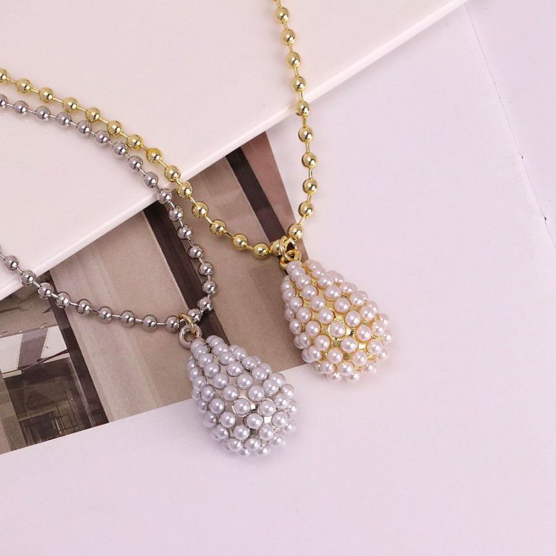 Collar De Perlas De Imitación
