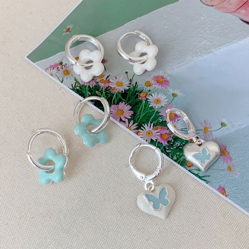Pendientes De Flores De Aleación
