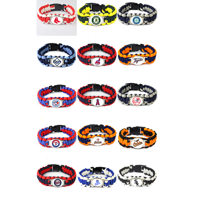 Pulsera Trenzada Con Cordón De Aleación Con Iconos Geométricos