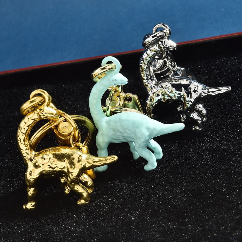 Llavero De Dinosaurio De Metal