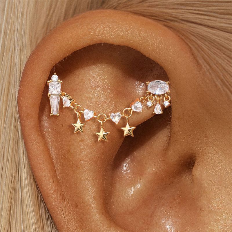 Pendientes De Plata Con Forma Geométrica De Diamante [individual]