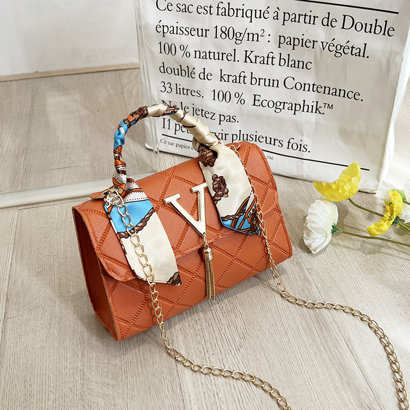 Bolso Bandolera De Pu Con Solapa De Diamante
