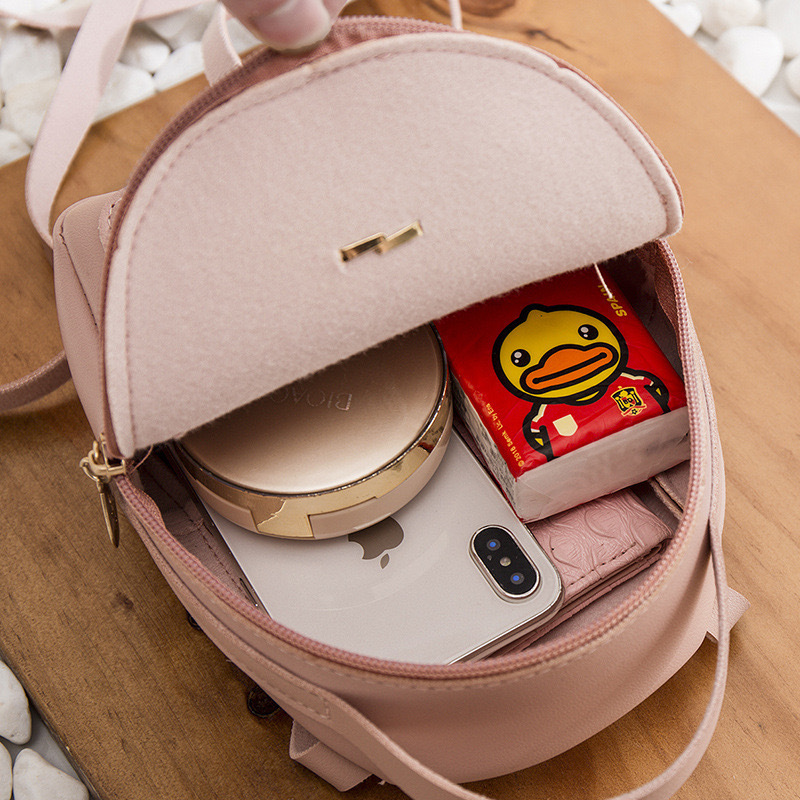 Mochila De Pu De Gran Capacidad