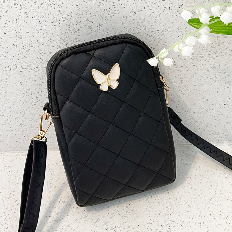 Bolso Bandolera De Pvc Con Diamantes