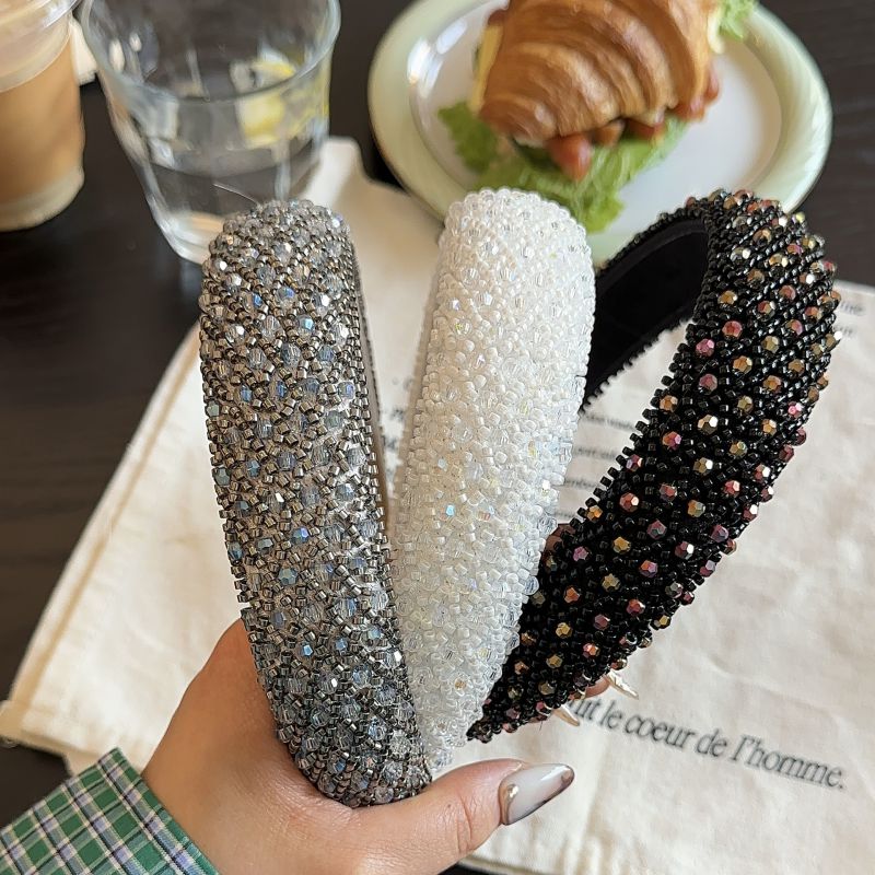 Diadema Ancha De Cristal