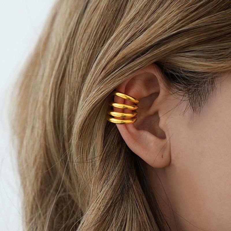 Clip De Oreja Multicapa De Acero Inoxidable