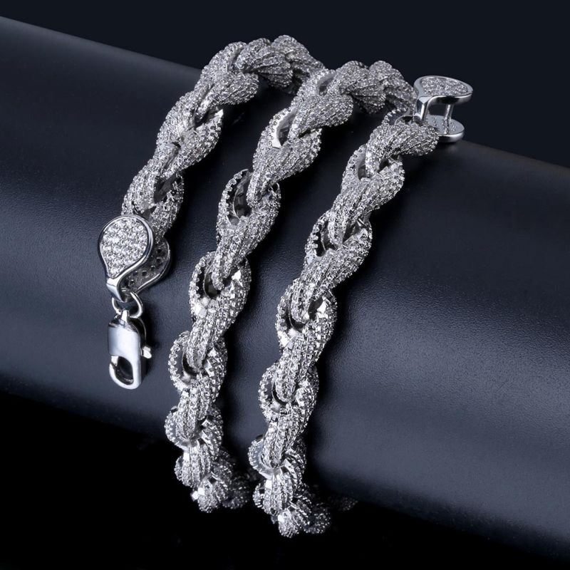 Collar De Cobre Con Diamantes Para Hombre