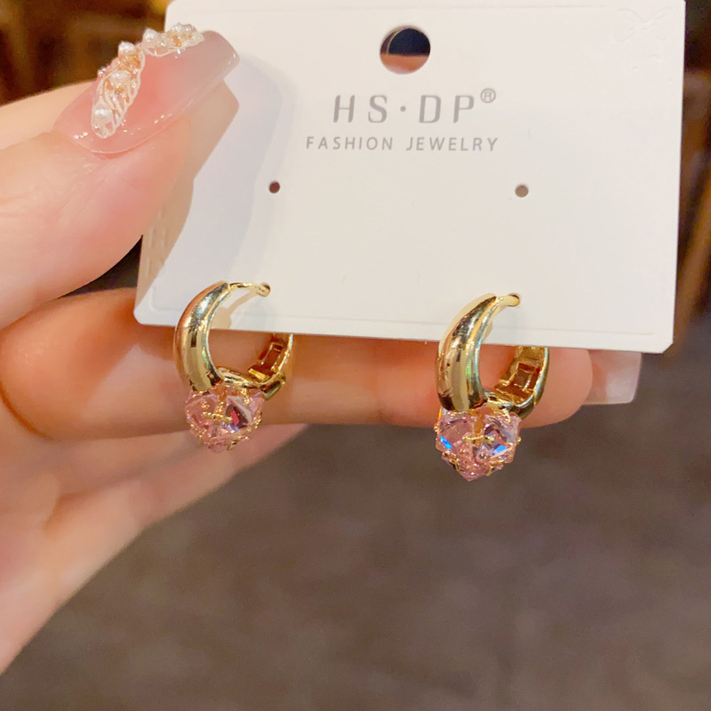 Pendientes De Bolas De Diamantes De Cobre