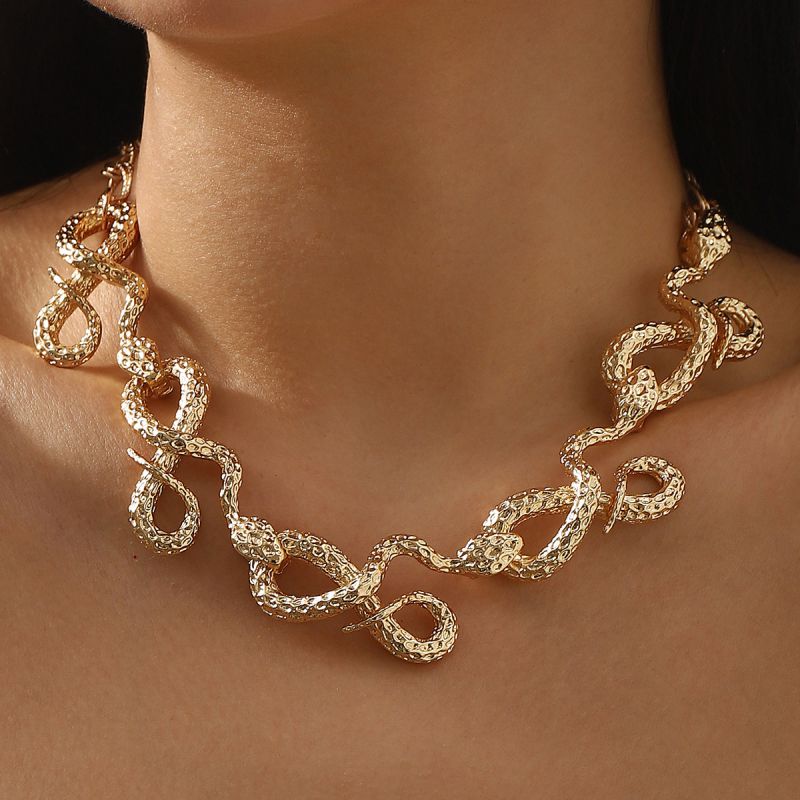 Collar De Serpiente De Aleación