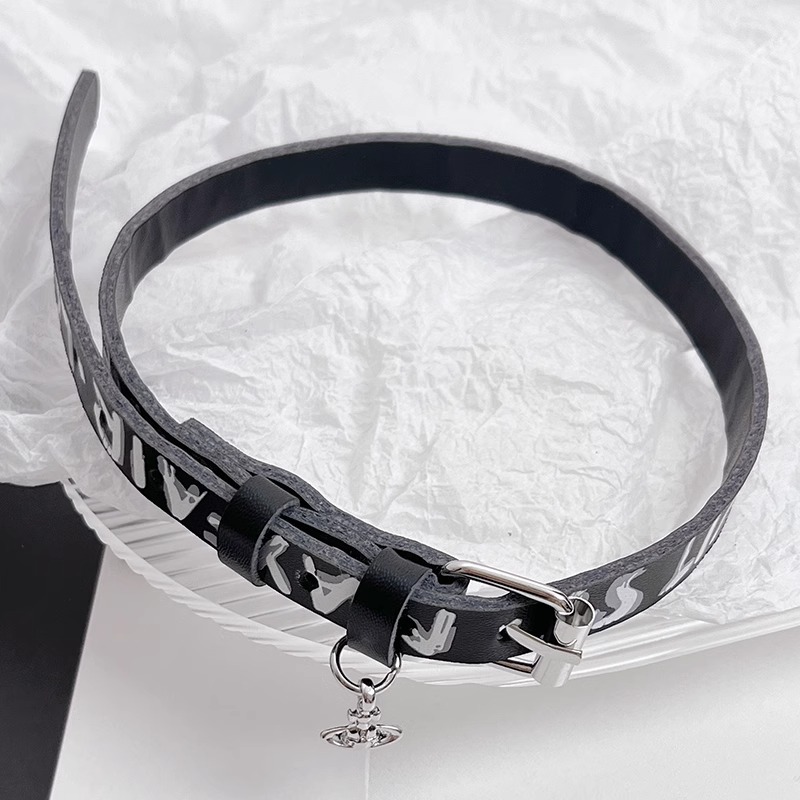 Collar De Cordón De Cuero Alloy Planet
