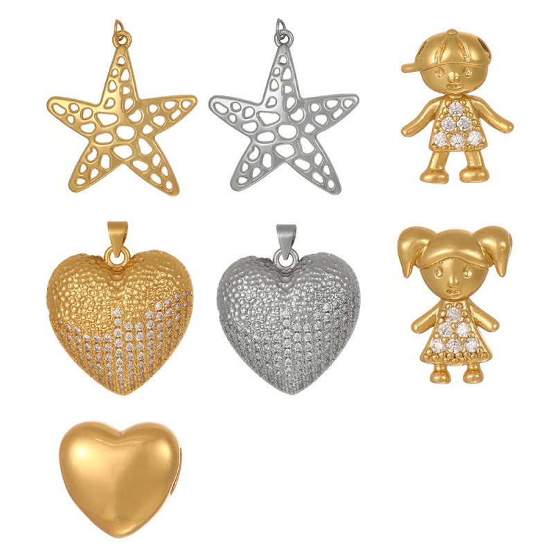 Accesorios De Estrella De Mar Hueca De Cobre