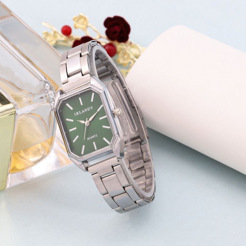 Reloj Cuadrado De Aleación De Diamantes