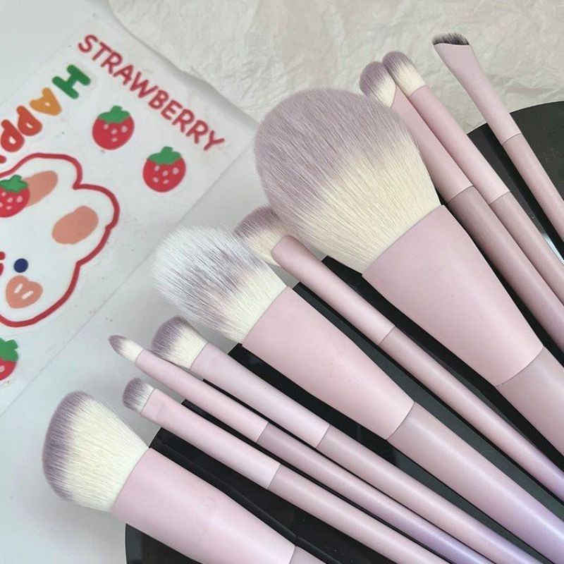 Juego De 10 Brochas De Maquillaje