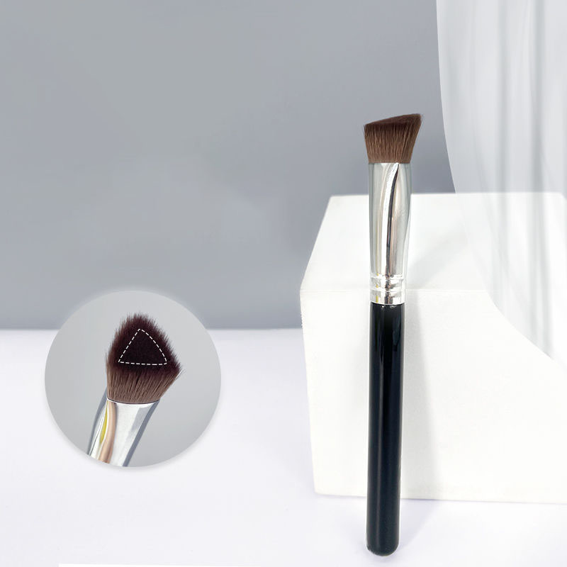 Pincel De Maquillaje Facial Triangular Inclinado