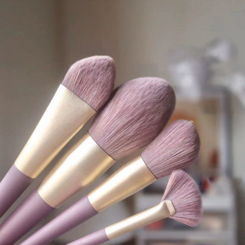Juego De 9 Brochas De Maquillaje De Cerdas Suaves