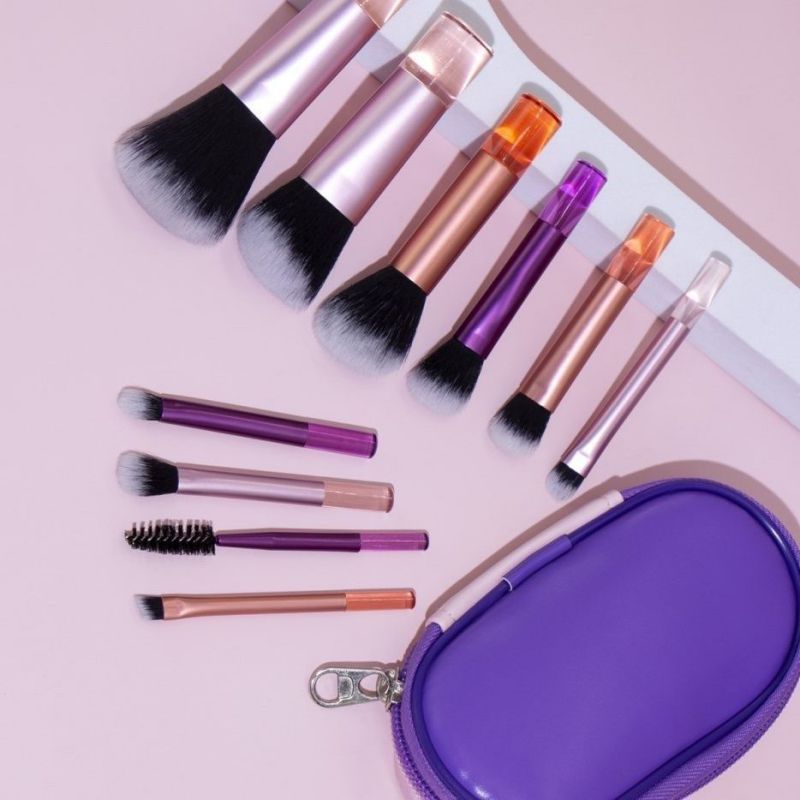 Juego De 10 Brochas De Maquillaje