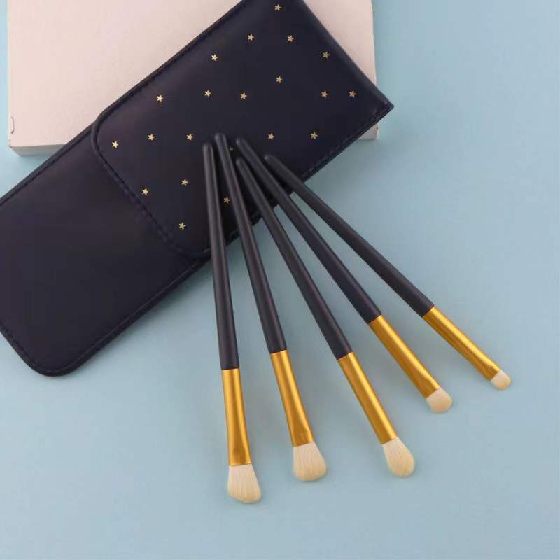 Five Starry Sky Sets + Starry Sky Bag 5-piece Soft-bristle Makeup Brush Set