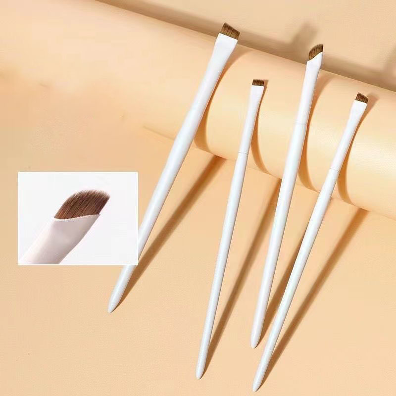 Juego De Brochas De Maquillaje Planas Y Angulares