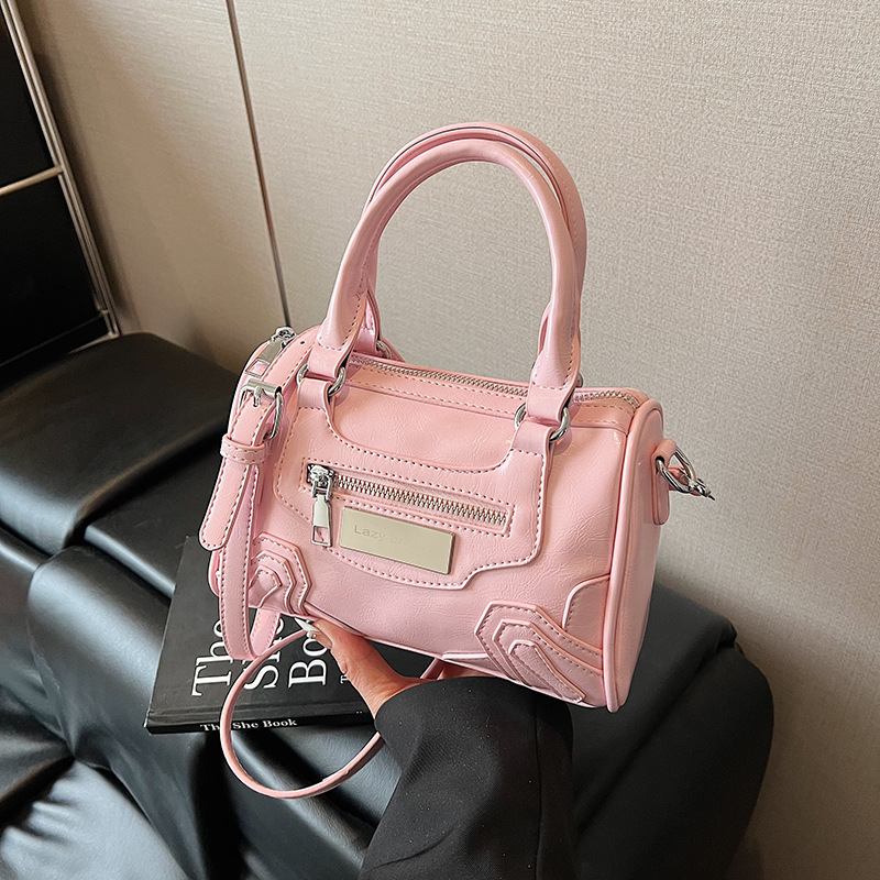 Black Model 2 Pu Large Capacity Messenger Bag