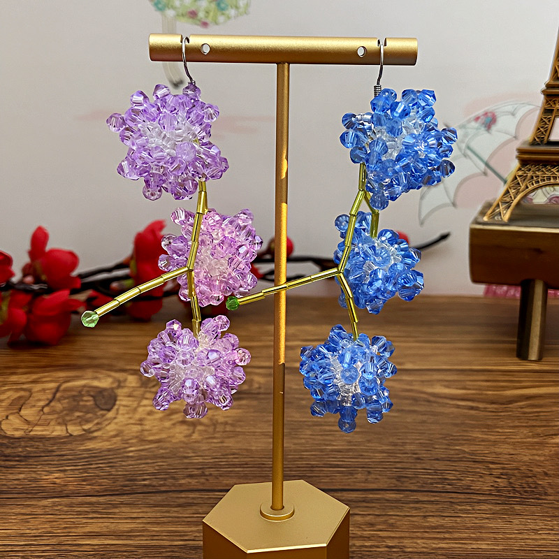 Pendientes De Cuentas De Cristal
