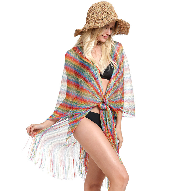 Blusa De Rayas De Poliéster